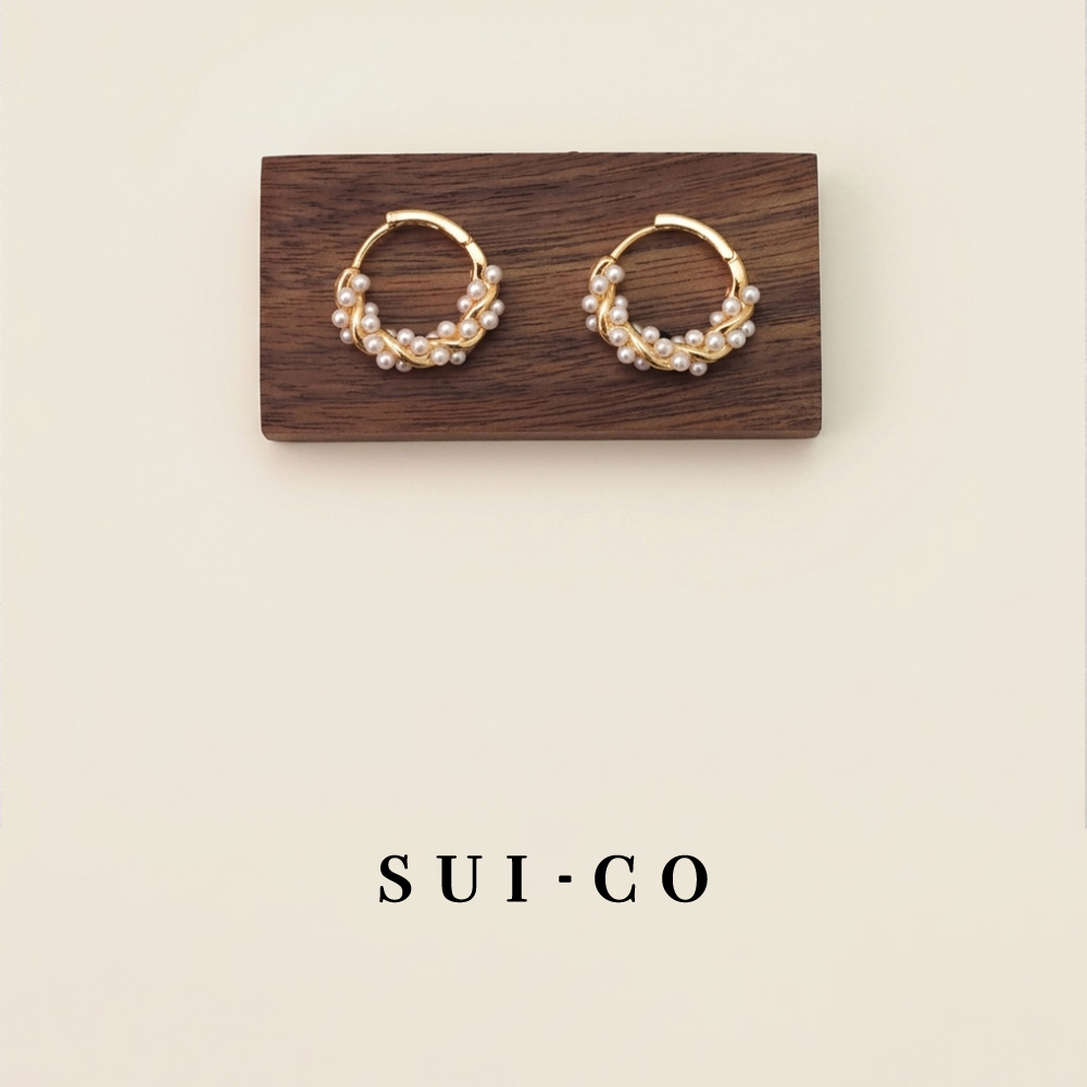 Celeste Pearl Hoops – Elegant S925 Earrings