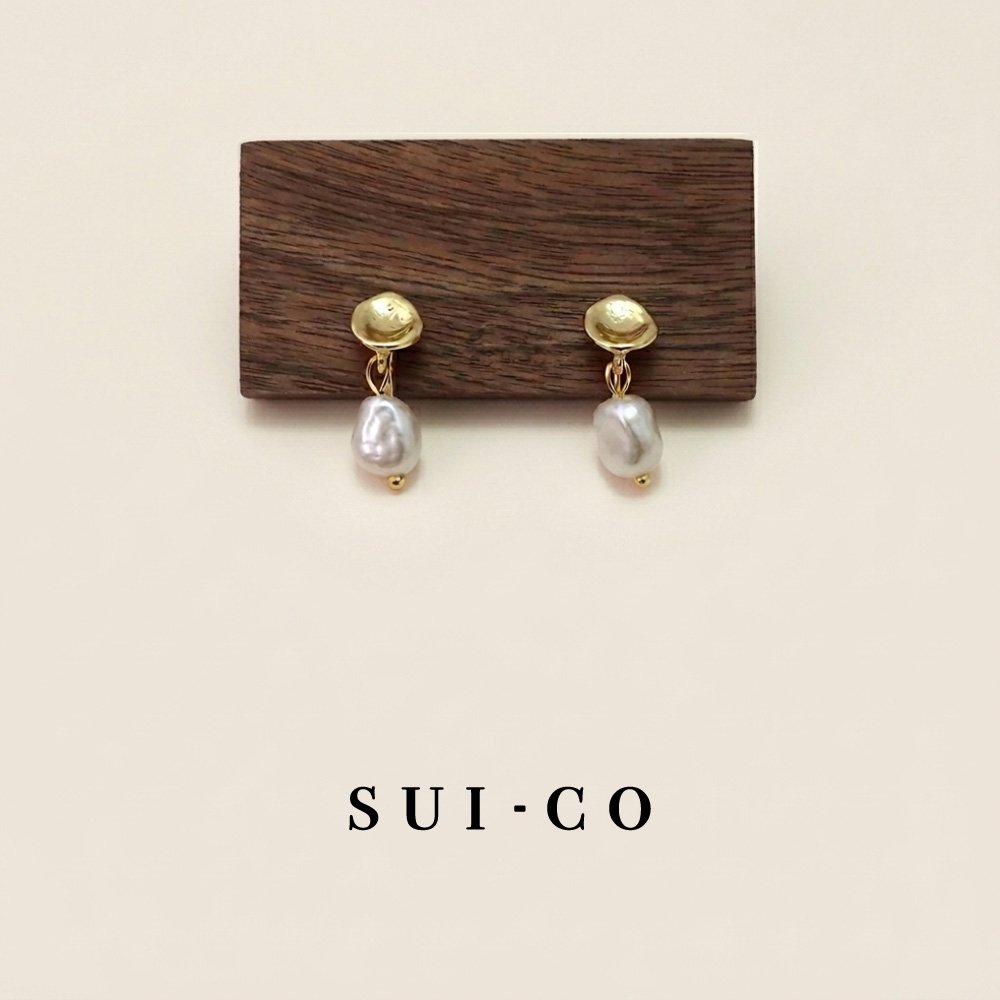 Lumina Imitation Pearl Swirl Clip-On Earrings