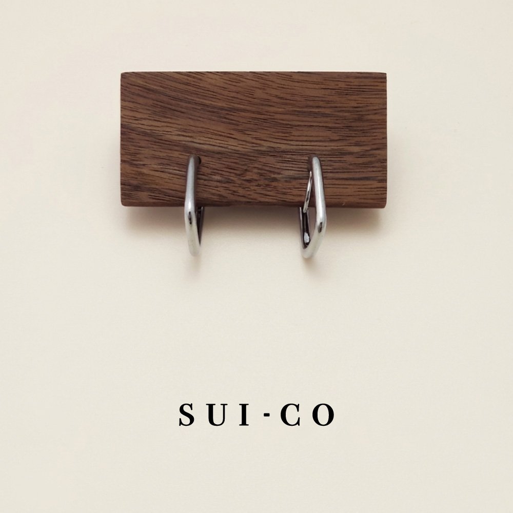 Noria Square Coil Clip-On Earrings | No Piercing