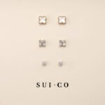 Anya Mini Stud Trio: Minimalist 3-Piece Set with S925 Posts