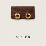 Apex Triangle Twist Studs: 15mm Matte Gold Geometric S925 Earrings